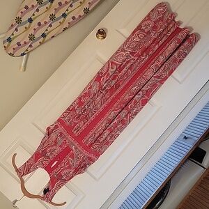 I.N.C. Long Pink Paisley Pattern Dress